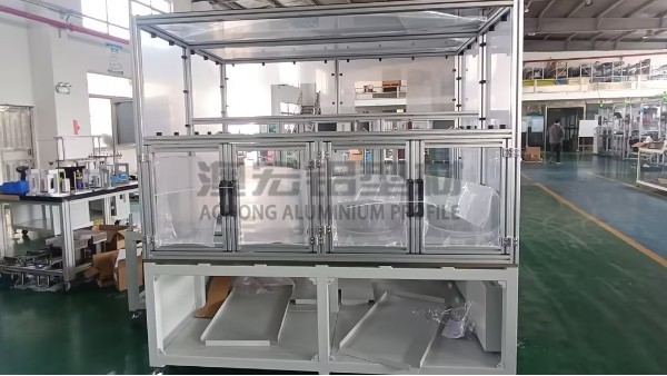 包裝產(chǎn)線卡料、粉塵超標？看食品廠如何用鋁型材防護罩破局